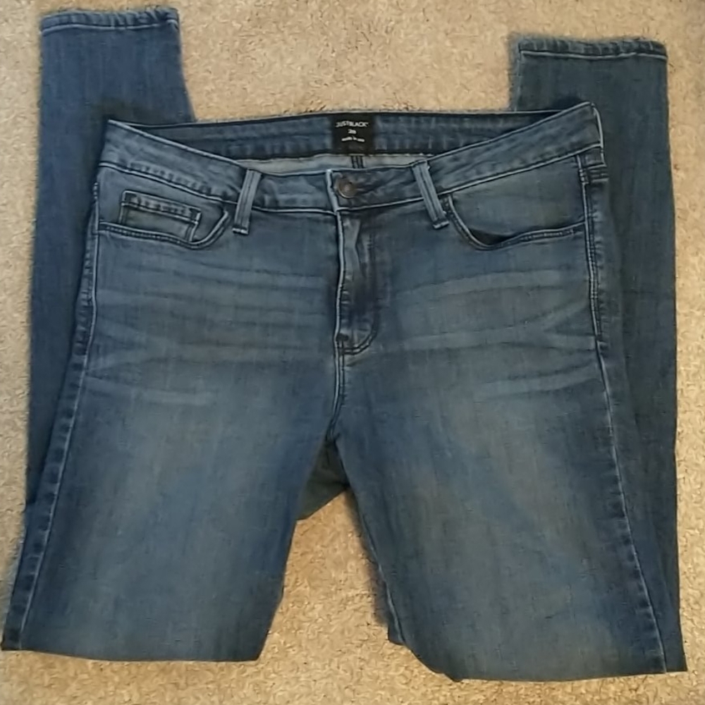Just Black zipper ankle jeans